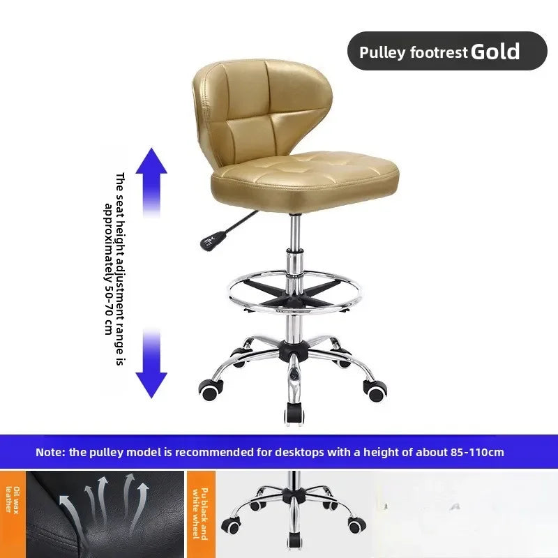 Bar chair stool computer chair rotating lift backrest high stool beauty stool checkout page swivel chair furniture Oasis Select 3