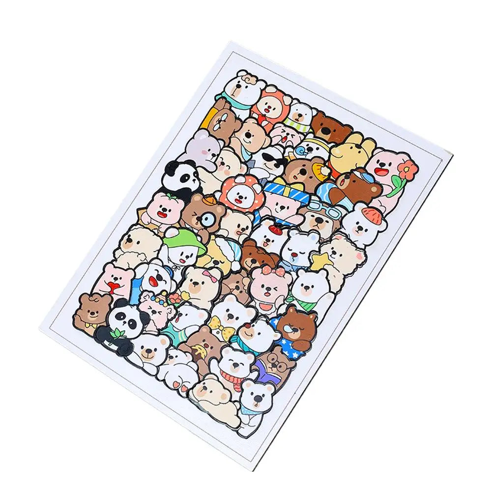 50-Piece Wooden Animal Puzzle – Educational 3D Wood Puzzle