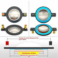 1Pcs Diaphragms Titaniums Film Tweeter Voice Coil Membranes 44.4mm Oasis Select A1
