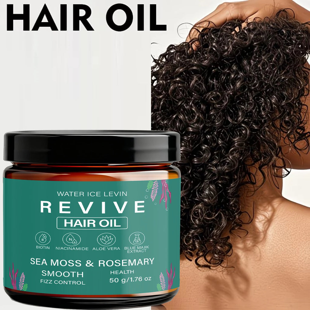Sea Moss & Rosemary Hair Oil – Biotin, Keratin & Caffeine Hair Treatment Oil Oasis Select
