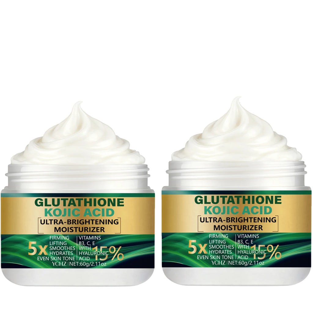 5X Glutathione & Kojic Acid Brightening Cream 60g | Day & Night