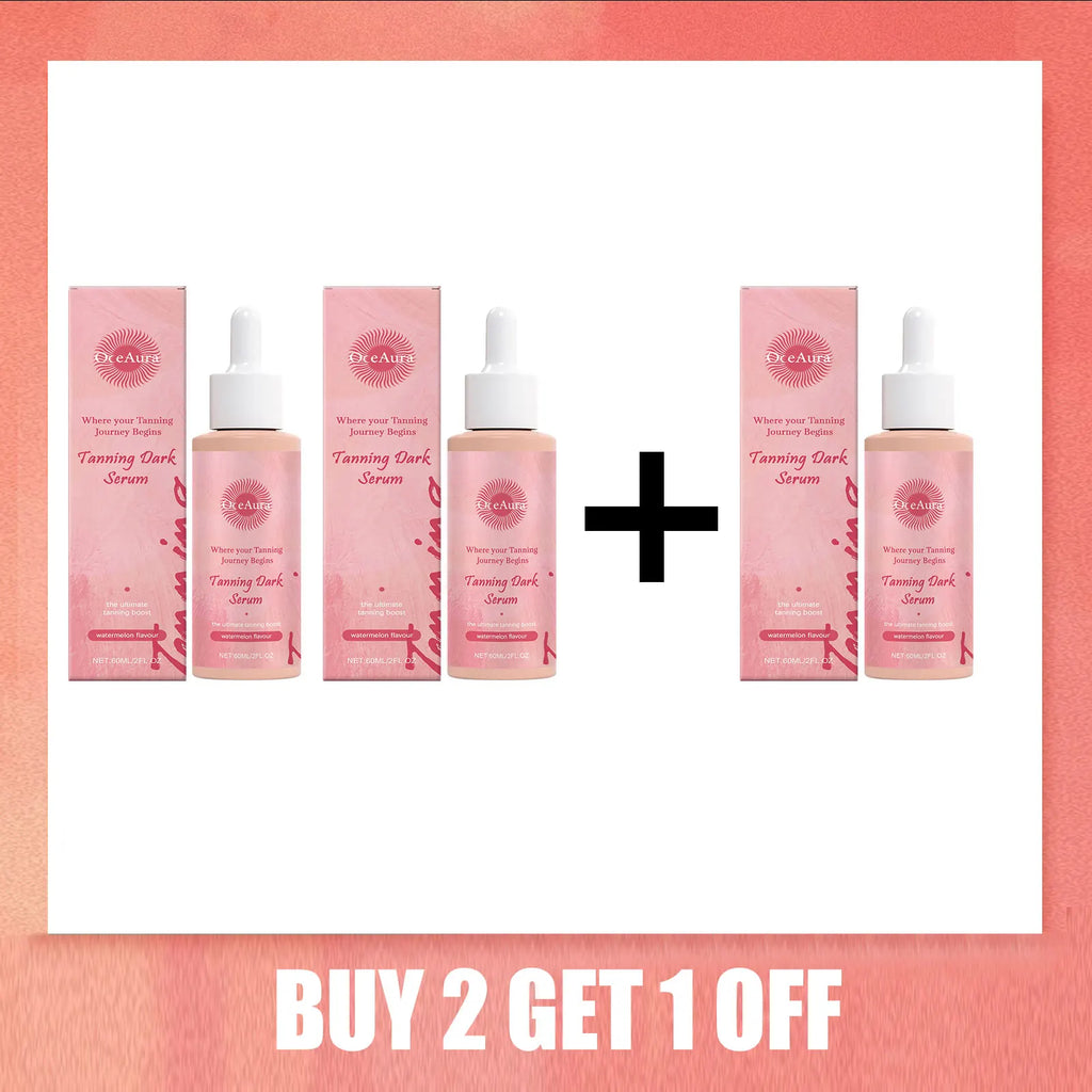 1/3/5pcs Oceaura Tanning Serum Sunless Self Tanner Lasting Solarium Suntan Skin Moisturizing Repair Face Body Bronzing Tan Drop Oasis Select Buy 2 Get 1 Free