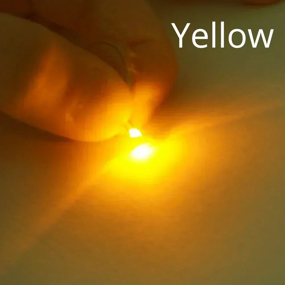 10PCS 0805 SMD LED Chips – 9 Colors, RoHS, 3.3V DIY PCB