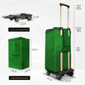 Multi-functional Portable shopping cart folding trolley household trolley luggage cart trolley Oasis Select green