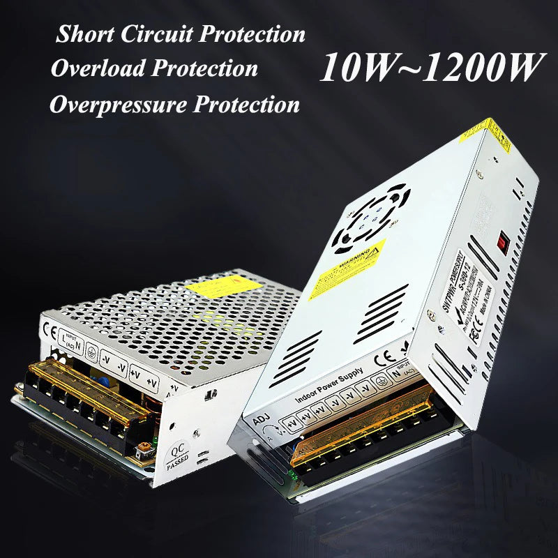 Transformers AC 220V 110V TO DC 24V 12V 48V 36V 5V Power Supply Transformers AC DC 110 V 220 V TO 5 12 24 36 48 V For LED Strips Oasis Select 3A 5V