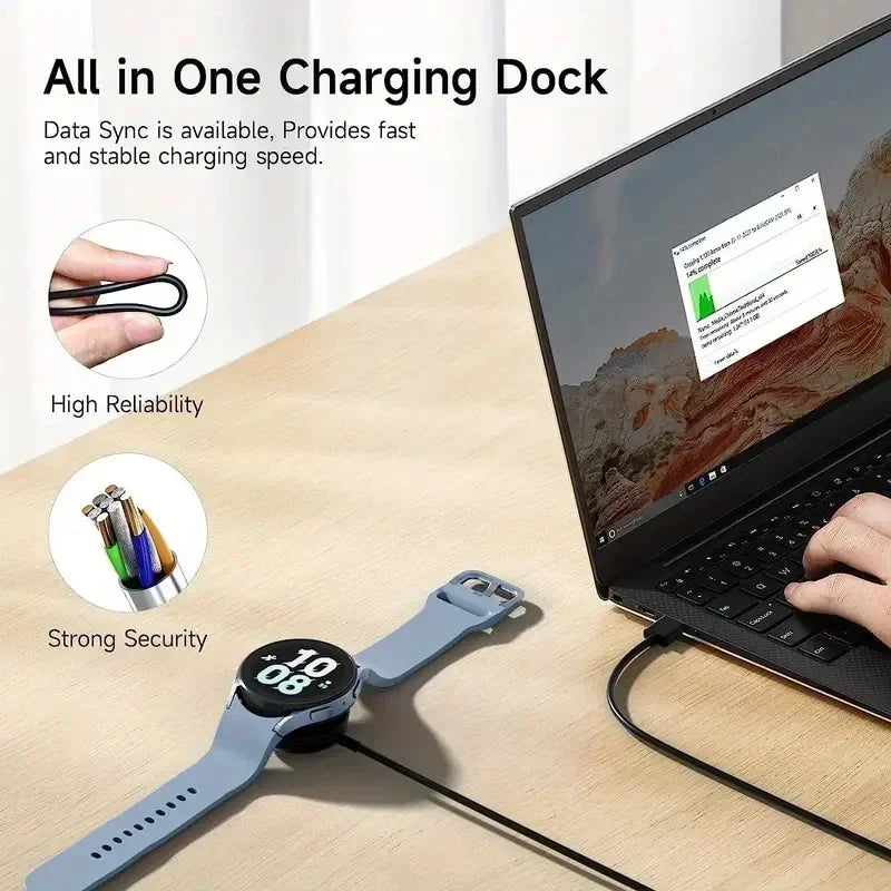 Wireless Charger for Samsung Galaxy Watch 5 Pro/4/3/Active/Gear Wireless Watch Charger Oasis Select