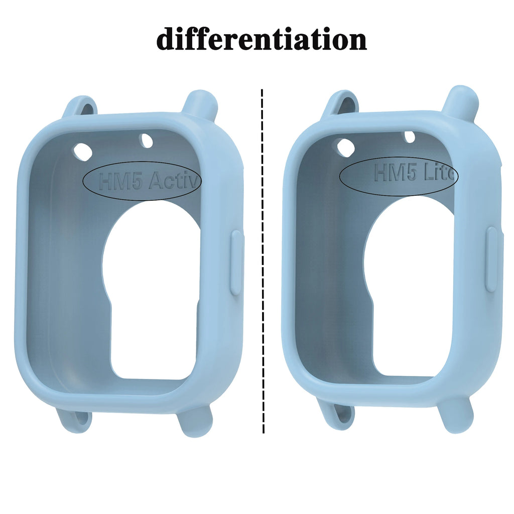 Silicone Case for Redmi Watch 5 Active & Lite – Scratch Protection Smartwatch Case Oasis Select
