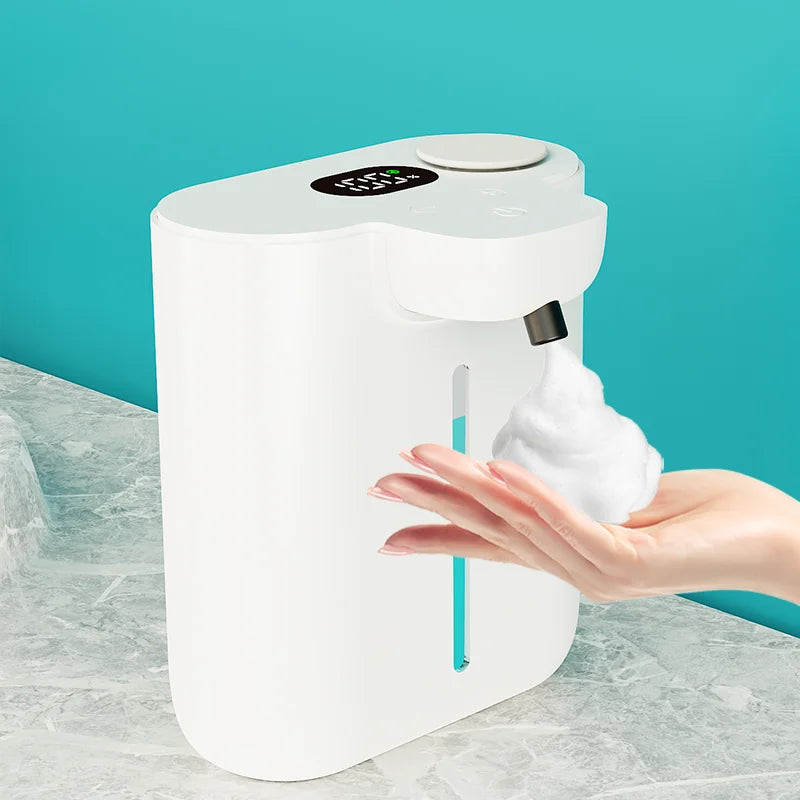 500ml Auto Soap Dispenser – HD Display, 9 Levels, IPX5