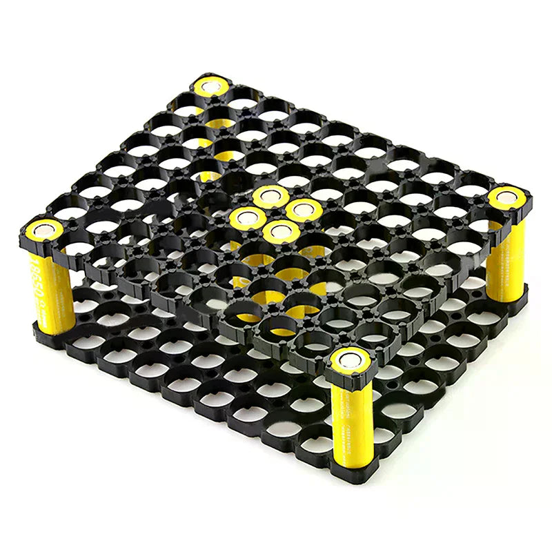 18650 8*10 Lithium Cell Battery Holder Case Holder Batteries Holder Bracket DIY Anti Vibration Plastic Cylindrical Battery Pack Oasis Select