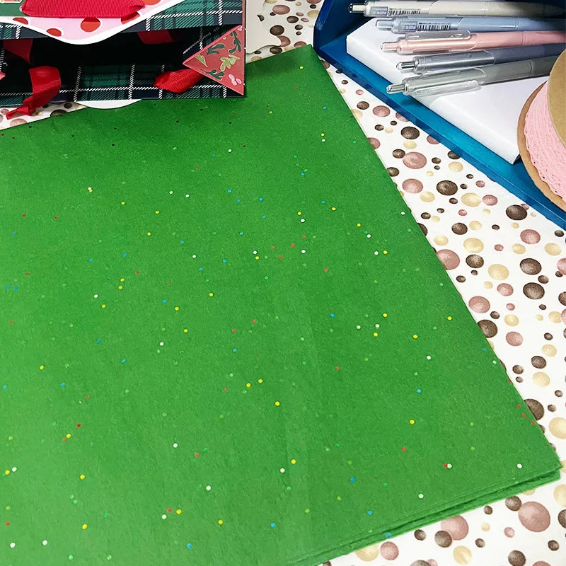 36sheets Christmas Color Tissue Papers Craft Wrapping Paper Wine Shirt Flower Gift Wrap Papers Tissue Packing Material 50*70cm Oasis Select