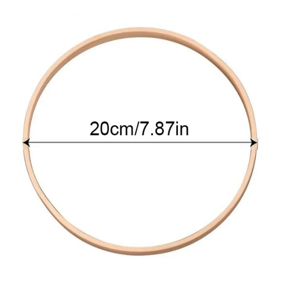 Bamboo Wreath Hoop Ring 10–30cm | DIY Crafts & Floral Décor