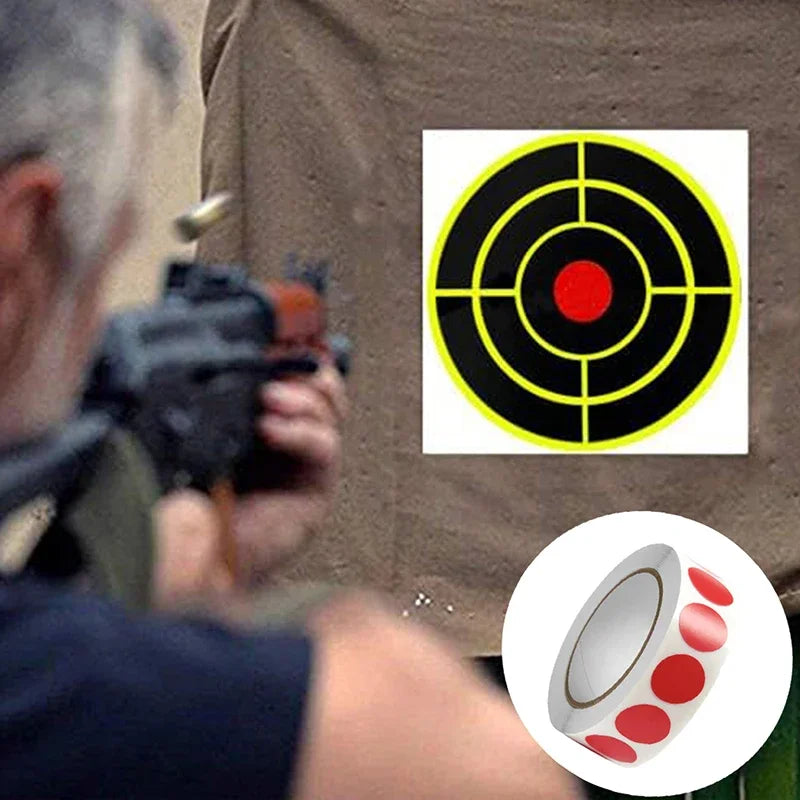 1000Pcs/Roll 19mm Round Color-Code Dot Labels Adhesive Shooting Sticker for Archery Bow Hunting Practice Training Targets Oasis Select