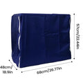 Bird Cage Covers for Night Windproof Light-Proof Large Crate Cover Parakeet Parrot Animal Crate Guard Light-Blocking &Ventilated Oasis Select Blue XL