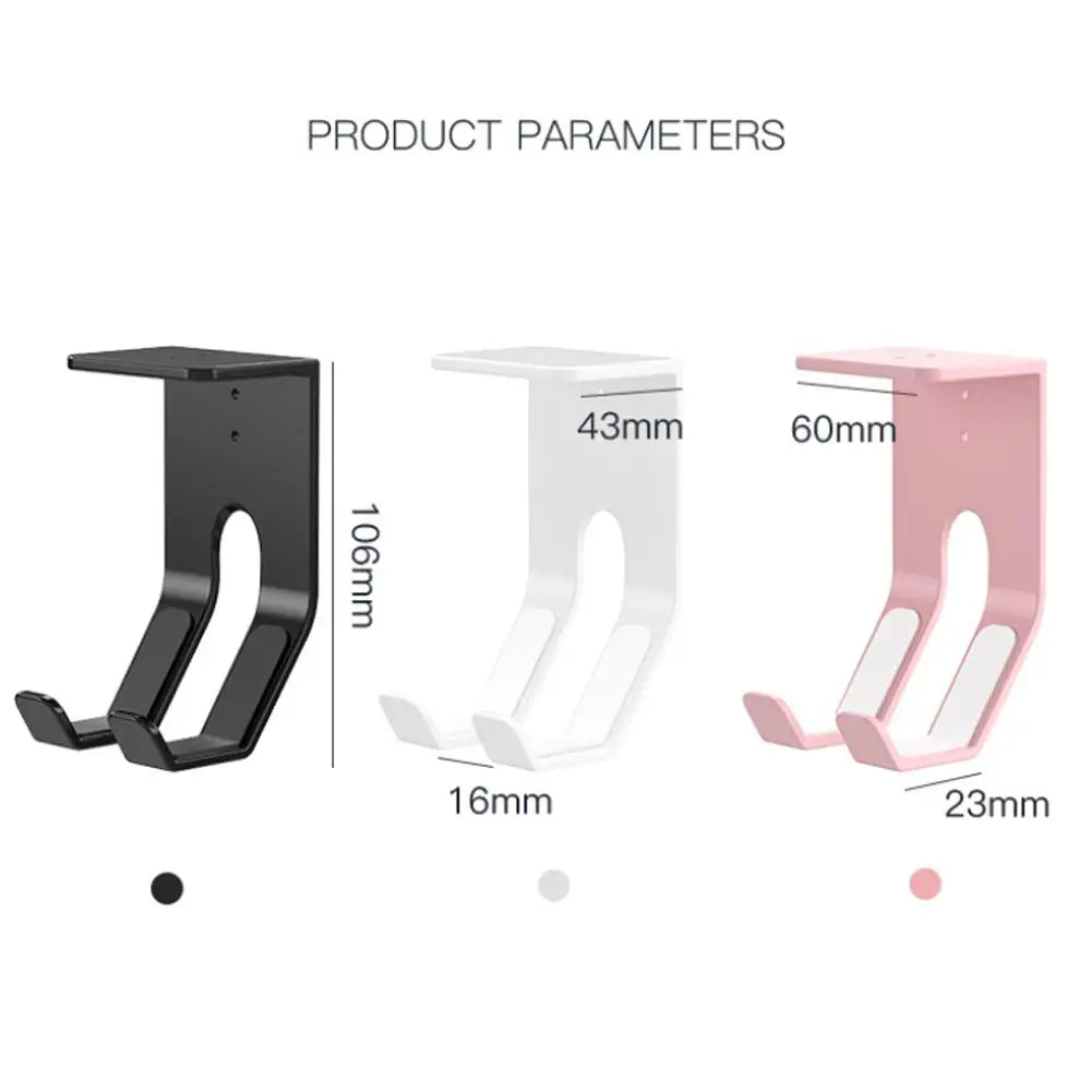 Wall Mounted Game Controller Stand For Xbox No-drill Headphone Handle Hanger Non-slip Bracket For Nintendo Switch For PS5 Oasis Select