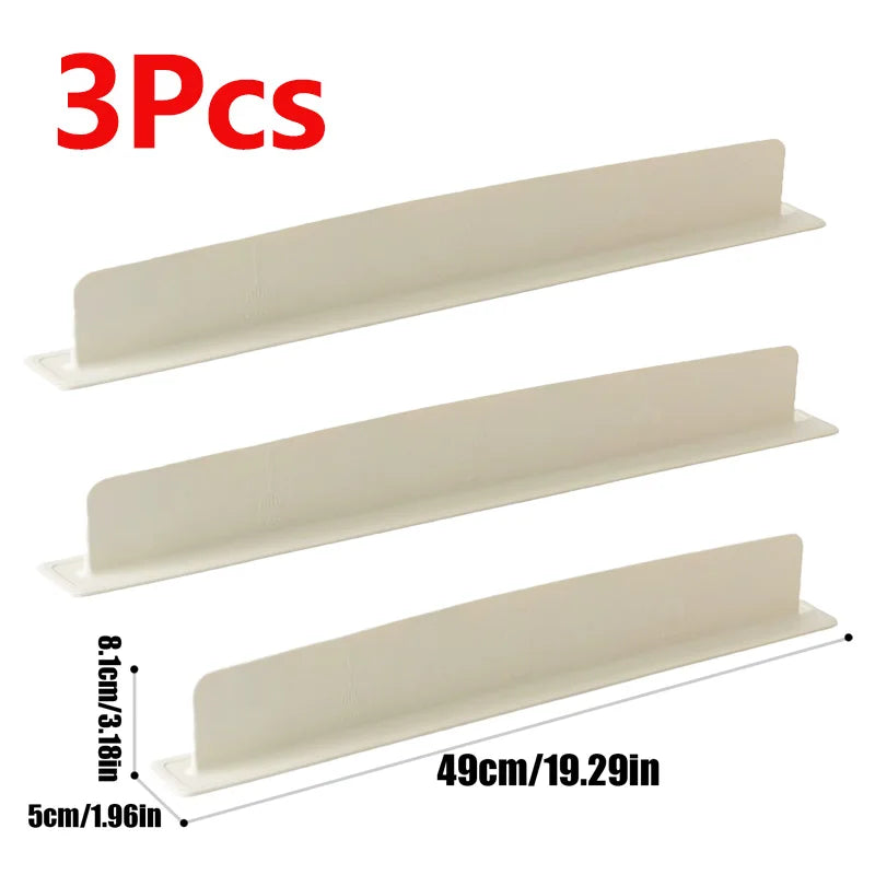 1PC/3PCS Silicone Sink Baffle Splash Guard Protect Cloth From Splashing Water Baffle Splash Protector For Washing Dishes tools Oasis Select Beige 3PC