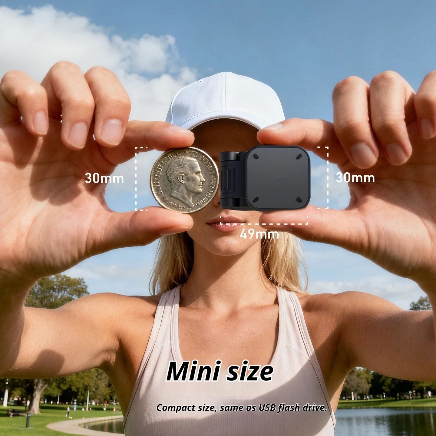 Magnetic Hat Clip Mount for Insta360 Go Ultra GO 3S & DJI Osmo