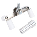 Drywall Outside Corner Bead Roller External Corner Applicator for Mud Squeezing Fit 1/2 Inch Threaded Extension Pole Oasis Select Silver