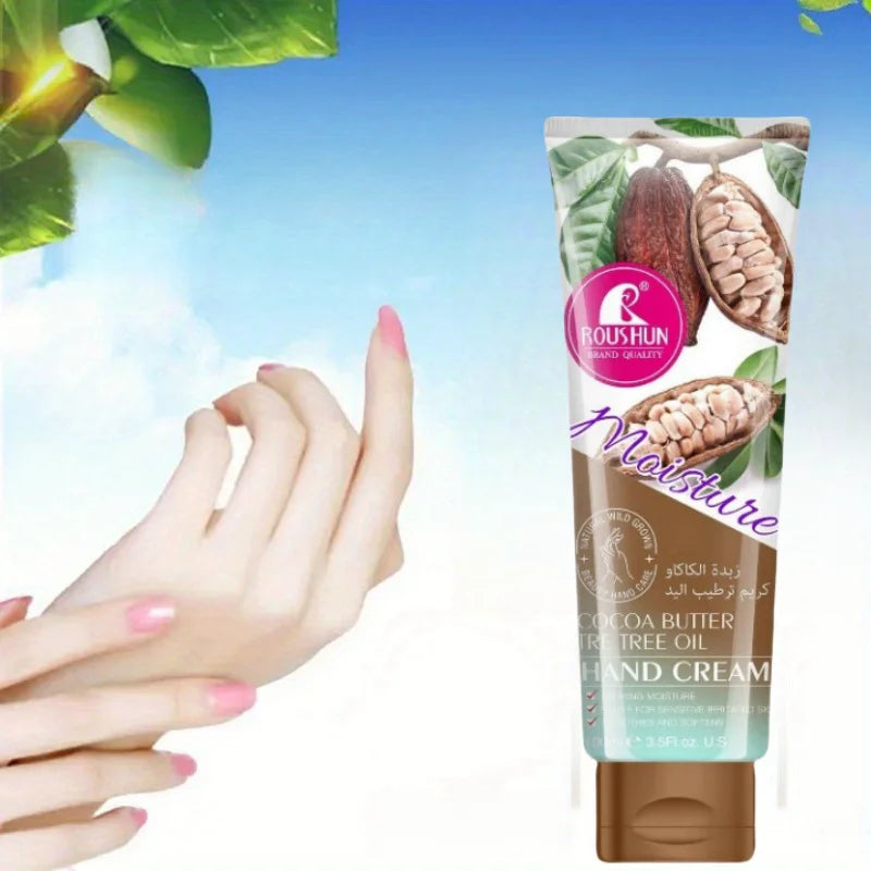 ROUSHUN Cocoa Butter Hand Cream – Moisturizing, Non-Greasy