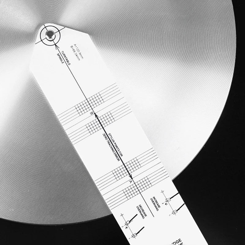 New Sale Turntable Phono Phonograph Pickup Cartridge Adjustment Ruler Calibration Gauge LP Stylus Alignment Protractor Tool Oasis Select