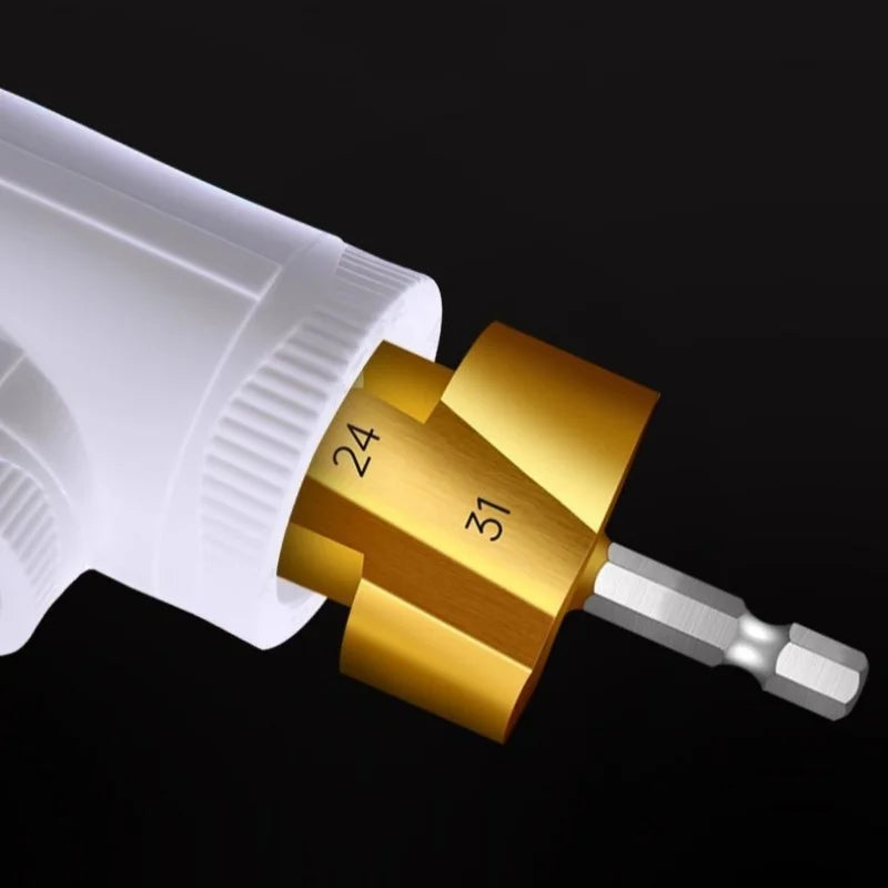 20/25/32mm PPR Lifting Stepped Drill Bit HSS Step Drill Head Hex Shank Hole Opener Core Drill Bits for PVC Water Pipe Reaming Oasis Select