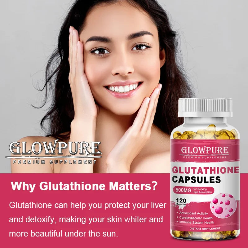 Glutathione Capsules – Skin Brightening, Detox & Immune Support