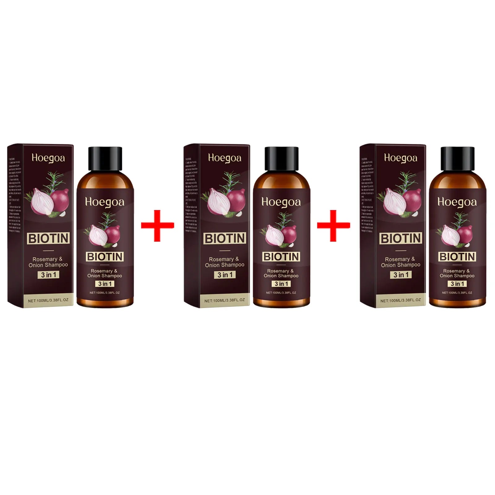 HOEGOA Red Onion Shampoo – Scalp Repair & Anti-Dandruff Anti-Dandruff Shampoo Oasis Select 300ml boxed