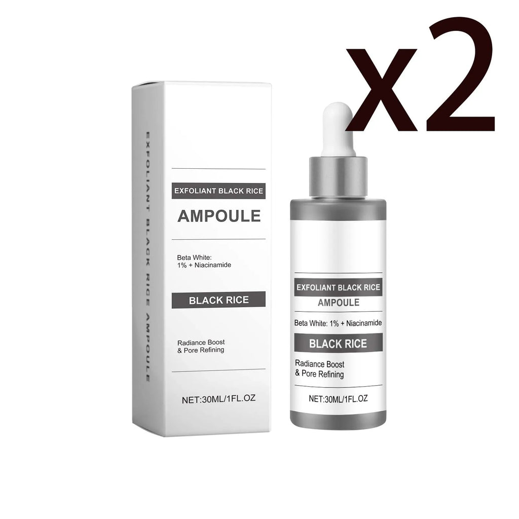 Salicylic Acid Black Rice Serum – Exfoliate & Brighten Skin Facial Exfoliating Serum Oasis Select 2x30ml