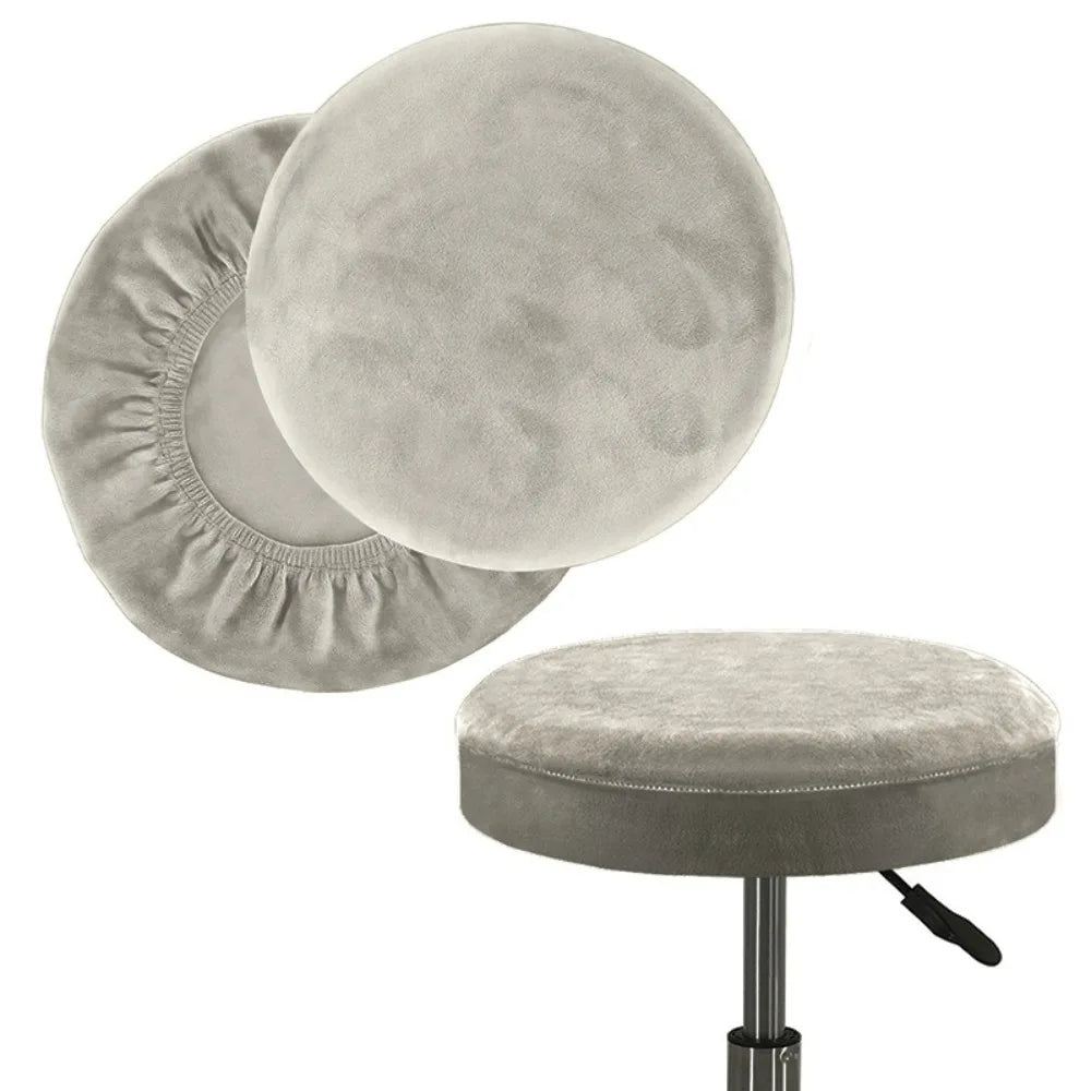 Elastic Round Stool Cover – Washable, Removable, Universal Fit
