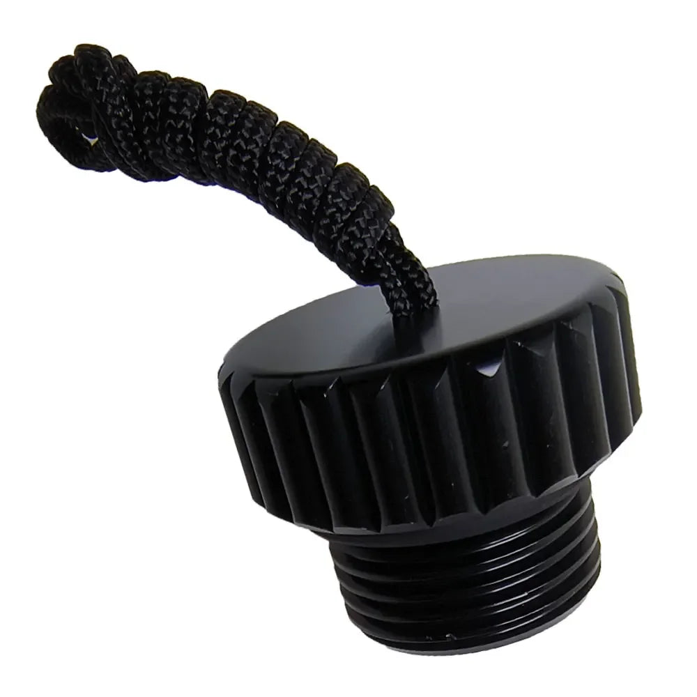 Scuba Diving DIN Tank Valve Threaded Cover Aluminum Dust Plug Protection Cap Oasis Select Black