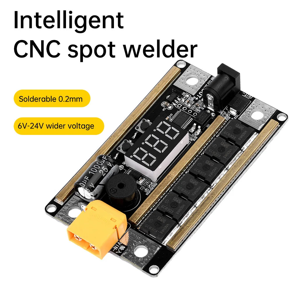 99 Gears DC12V Spot Welder Kit Digital Power Adjustable Spot Welding Pen Control Board Nickel Sheet For 18650 Lithium Battery Oasis Select