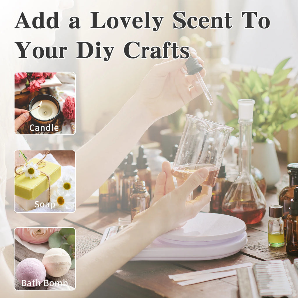 PHATOIL 100ml Fragrance Oil with Dropper | 15 Scents for DIY