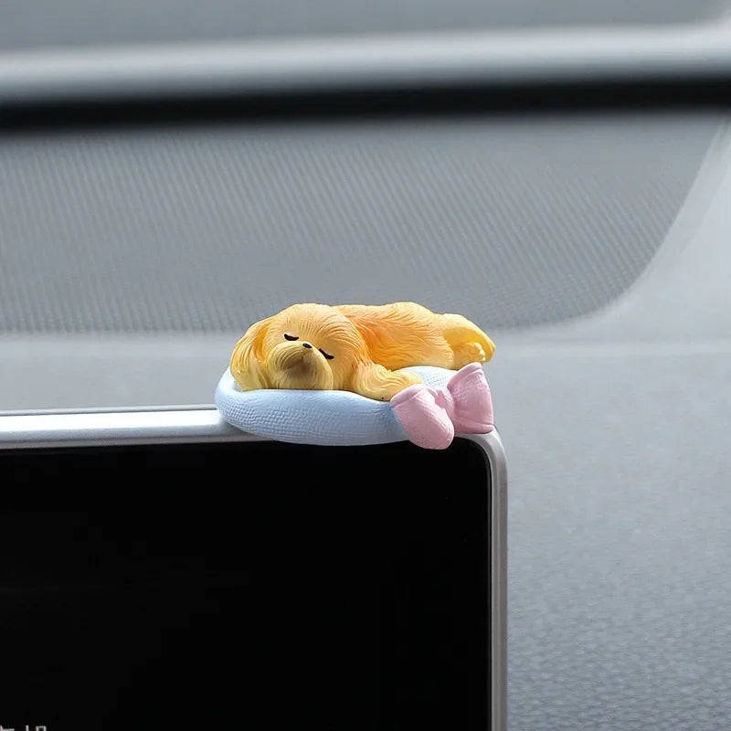 Cute Cars Accessories Funny Kawaii Animal Ornament Auto Central Control Screen Rearview Mirror Decor Car Accessories Interior Oasis Select Dog