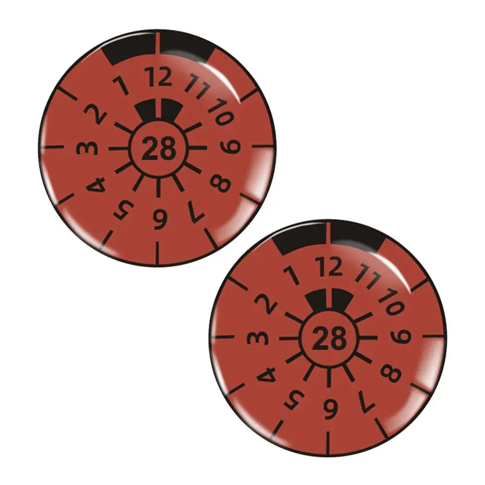 German License Plate 3D Gel Dome Car Sticker – 4pcs Decal