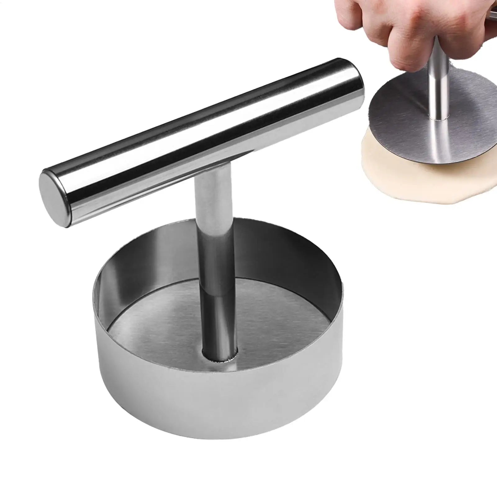 Hamburger Press Food Press Smasher Tool Hamburger Patty Maker Stainless Steel Nonstick Kitchen Gadgets for Grilling Cooking Oasis Select