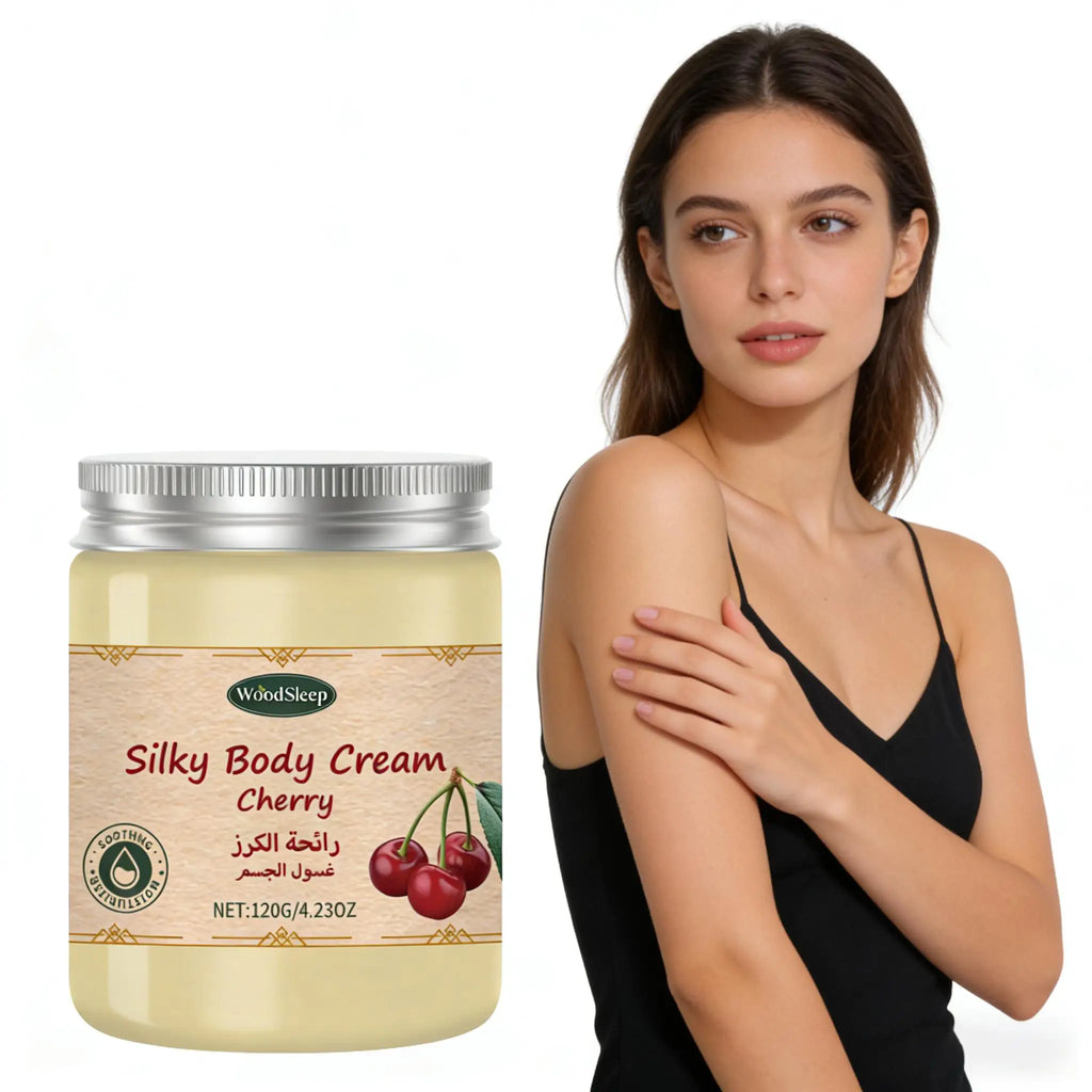 Cherry Body Cream Antioxidant Brighten Smoothing Skin Repair Dryness Body Lotion Long Lasting Moisturizing Face Cream Skin Care Oasis Select