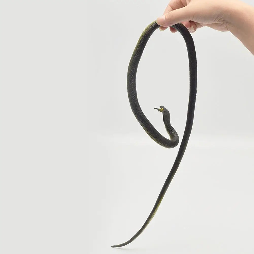 Realistic Rubber Soft Snake Funny Joking Scary Toy Decompression Toy Fake Snake Prop Fool's Day Oasis Select