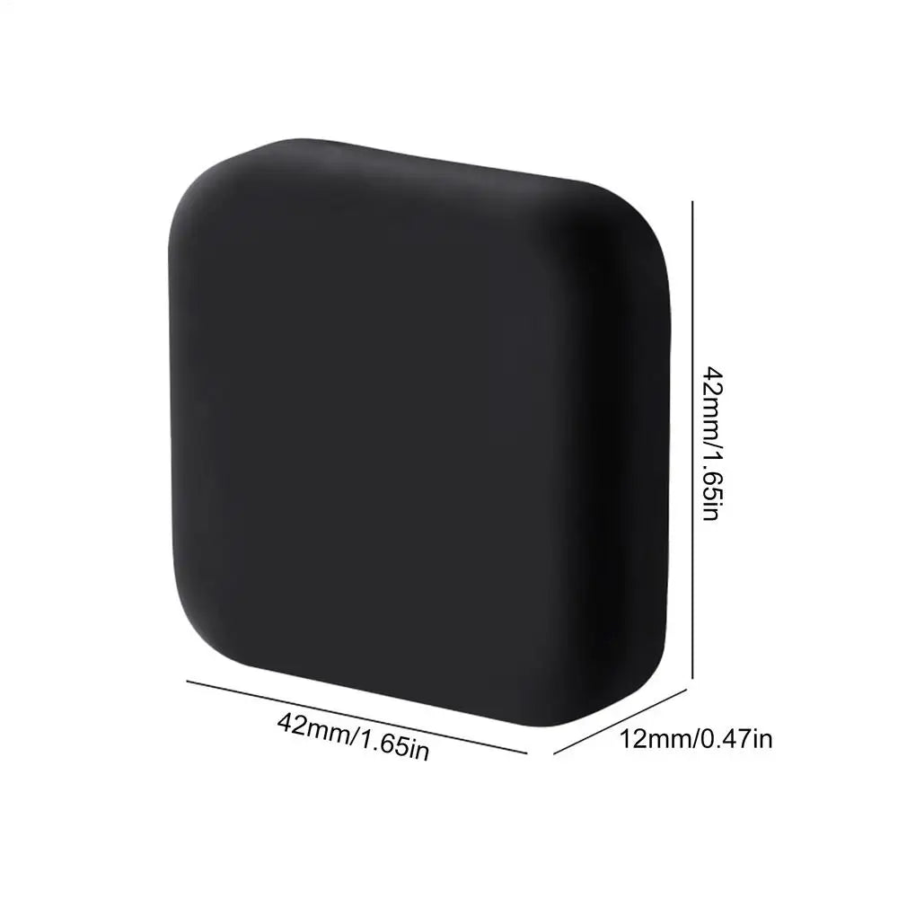 Silicone Door Stopper Wall Anti-collision Door Stopper Adhesive Pad Cabinet Door Bumpers Protection Porte Pad Wall Protector Pad Oasis Select Black