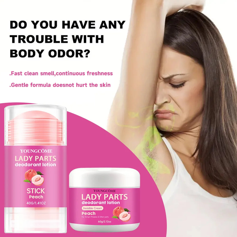 YOUNGCOME Women's Full Body Deodorant Stick – 72Hr Freshness
