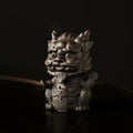 Lucky Purple Clay Cute Pixiu Tea Pet Ornament Premium Nurturable Creative Personalized Tea Play Tea Table Tea Set Accessories Oasis Select King-purple Clay