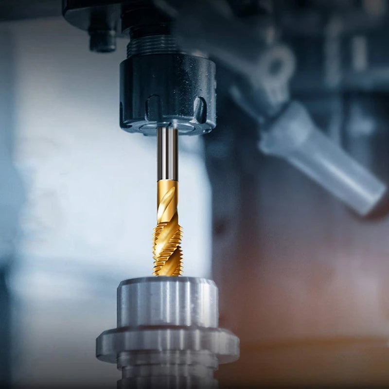 Spiral Pointed Taps Tapping Thread Forming Tap Hss 5Pc Metric Spiral Fluted Machine Screw Tap M3 M4 M5 M6 M8 Oasis Select
