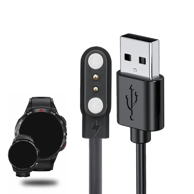 USB Charger Cable for Mibro GS Pro A2 T2 T1 C3 C2 Lite 2 Watch Smartwatch Charger Cable Oasis Select