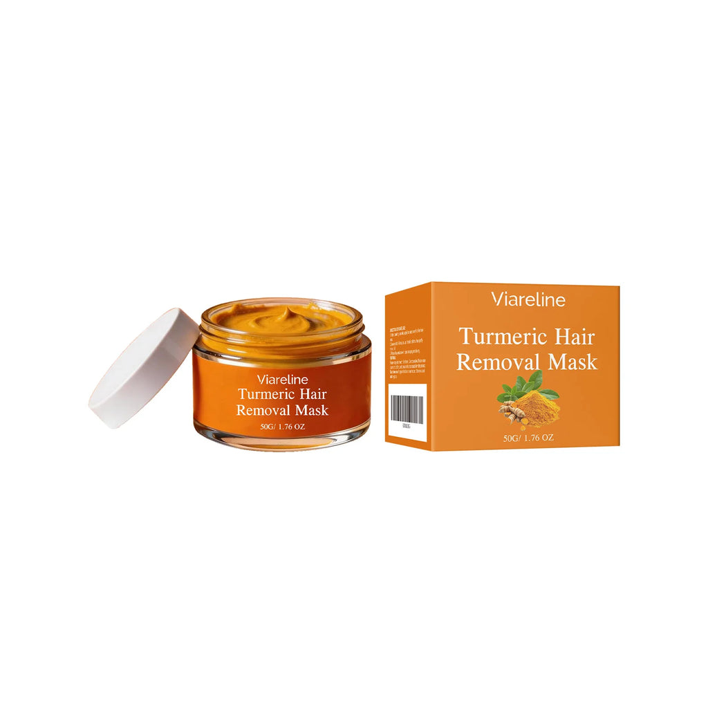 VIARELINE Turmeric Hair Removal Cream – Painless 50g Hair Removal Cream Oasis Select 50g boxed