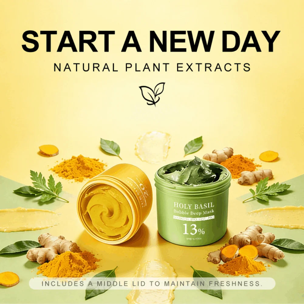 Turmeric Bubble Facial Mask – Blackhead & Pore Cleanser Bubble Facial Mask Oasis Select