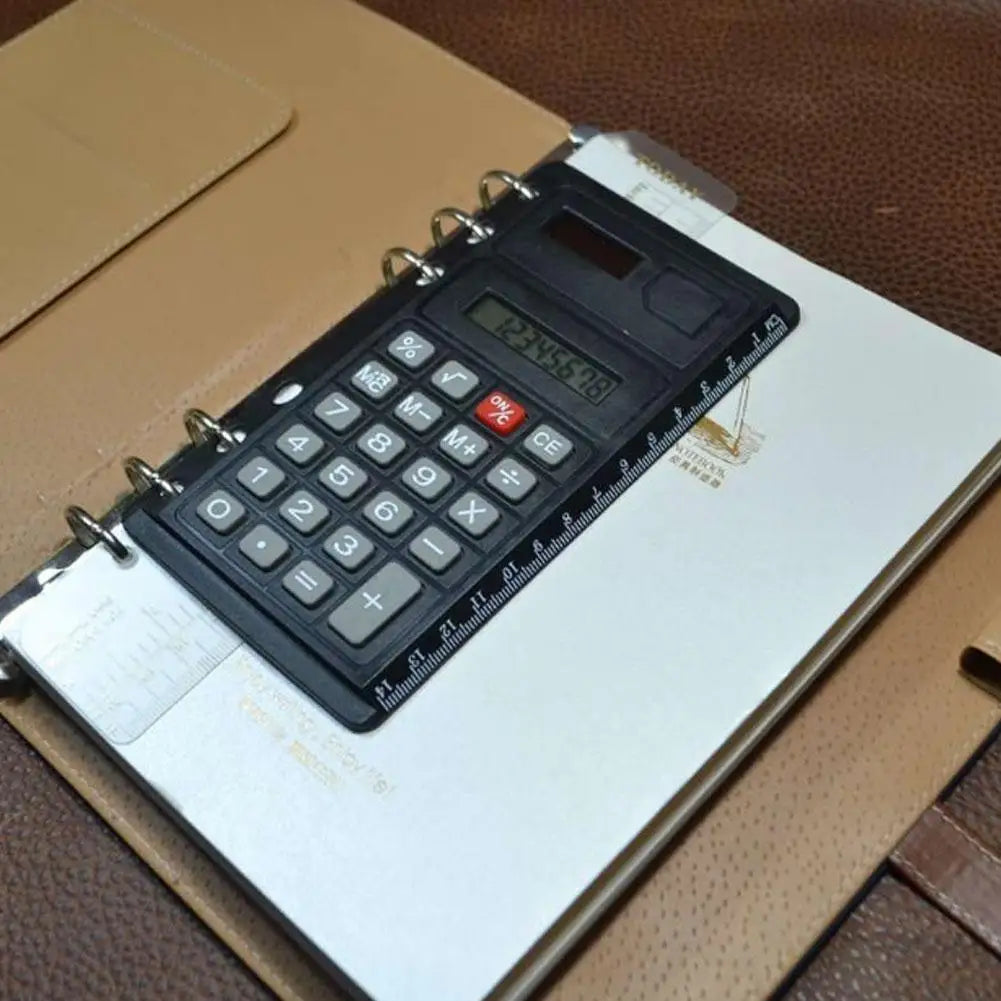 Multifunction Binder Calculator with Ruler & Calendar | 8-Digit