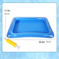 1pc Inflatable Foot Basin Convenient Foot Soaking Bath For Pool Beach Inflatable Foot Wash Basin CollapsiblePool Foot Bath Oasis Select rectangle