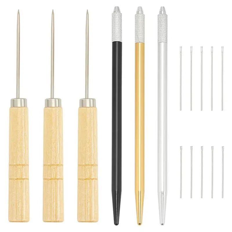 LIKE WISH Hair Rooting Holders Tools Set, DIY Handle Wig Tool Supplies Reroot Rehair Tools Hair Making Accessorie Oasis Select Multicolor