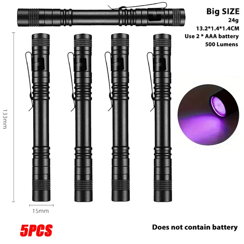 395nm UV Flashlight – Pet Urine Detector & Scorpion Finder