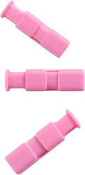 3pcs Reusable Food Bag Clips, for sealing snacks, chips, plastic bags, dried goods, kitchen supplies, locks in freshness Oasis Select Pink-3pcs