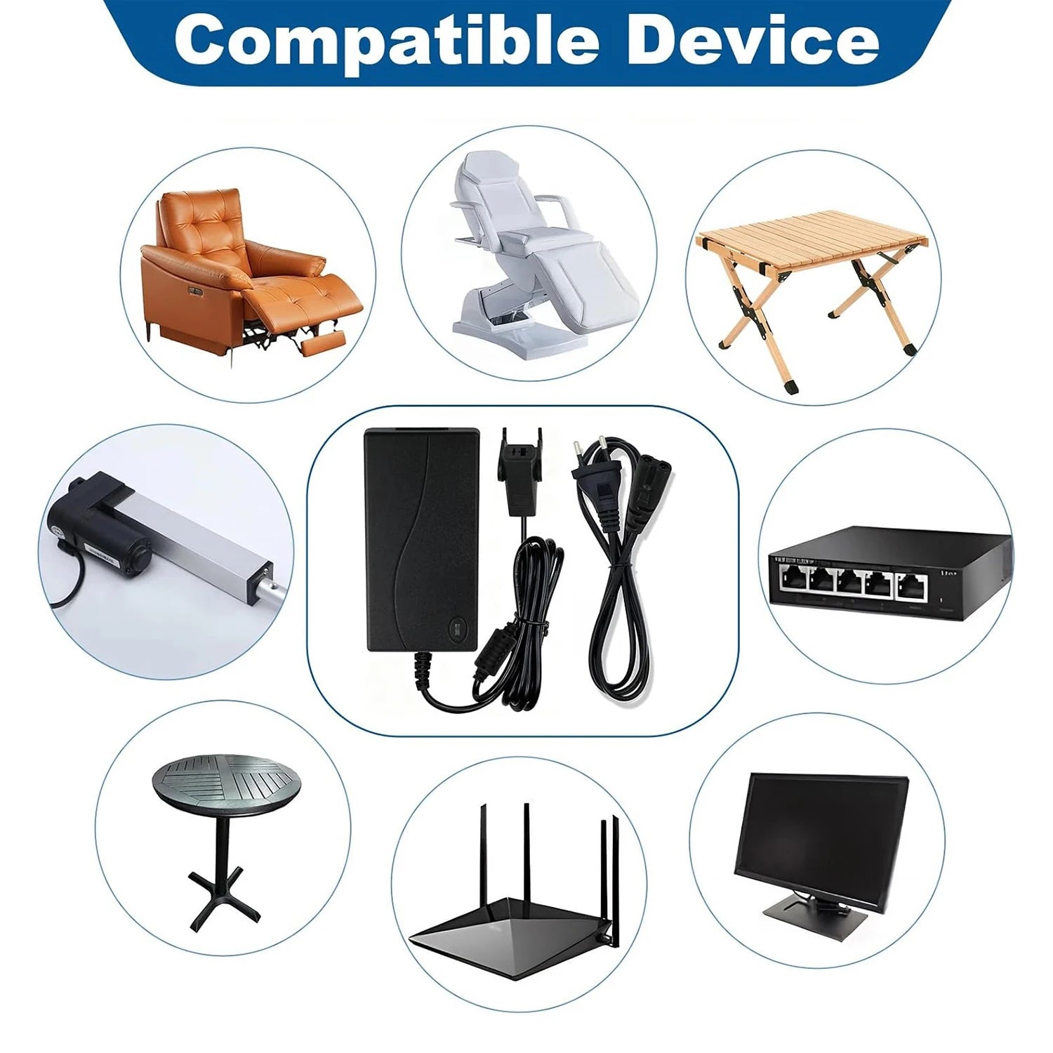 29V 2A Power Supply Transformer AC 220V 110V TO DC 29V 2000mA Power Supply For Limoss Kaidi Okin SP2 Reclining Chair Sofa Oasis Select