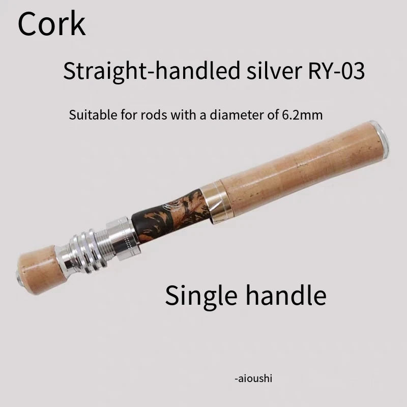 Weiwu Makou Rod DIY Solid Wood Cork Handle High Quality Stream Road Ya Rod Handle Oasis Select 12